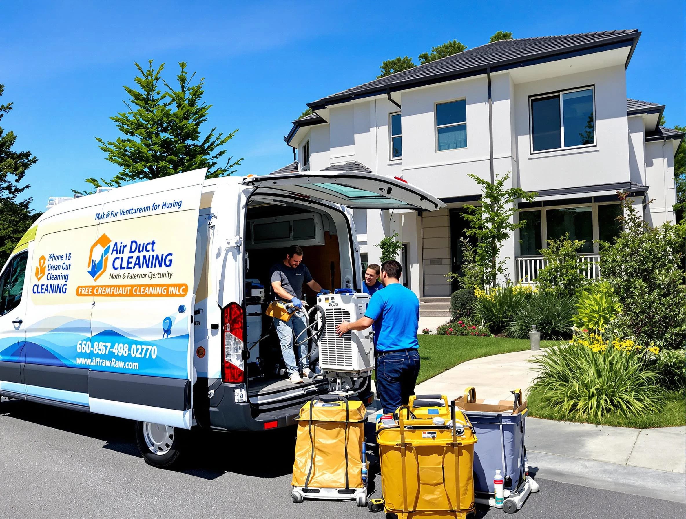 Paradise Valley Air Duct Cleaning technician performing professional air duct cleaning in Paradise Valley