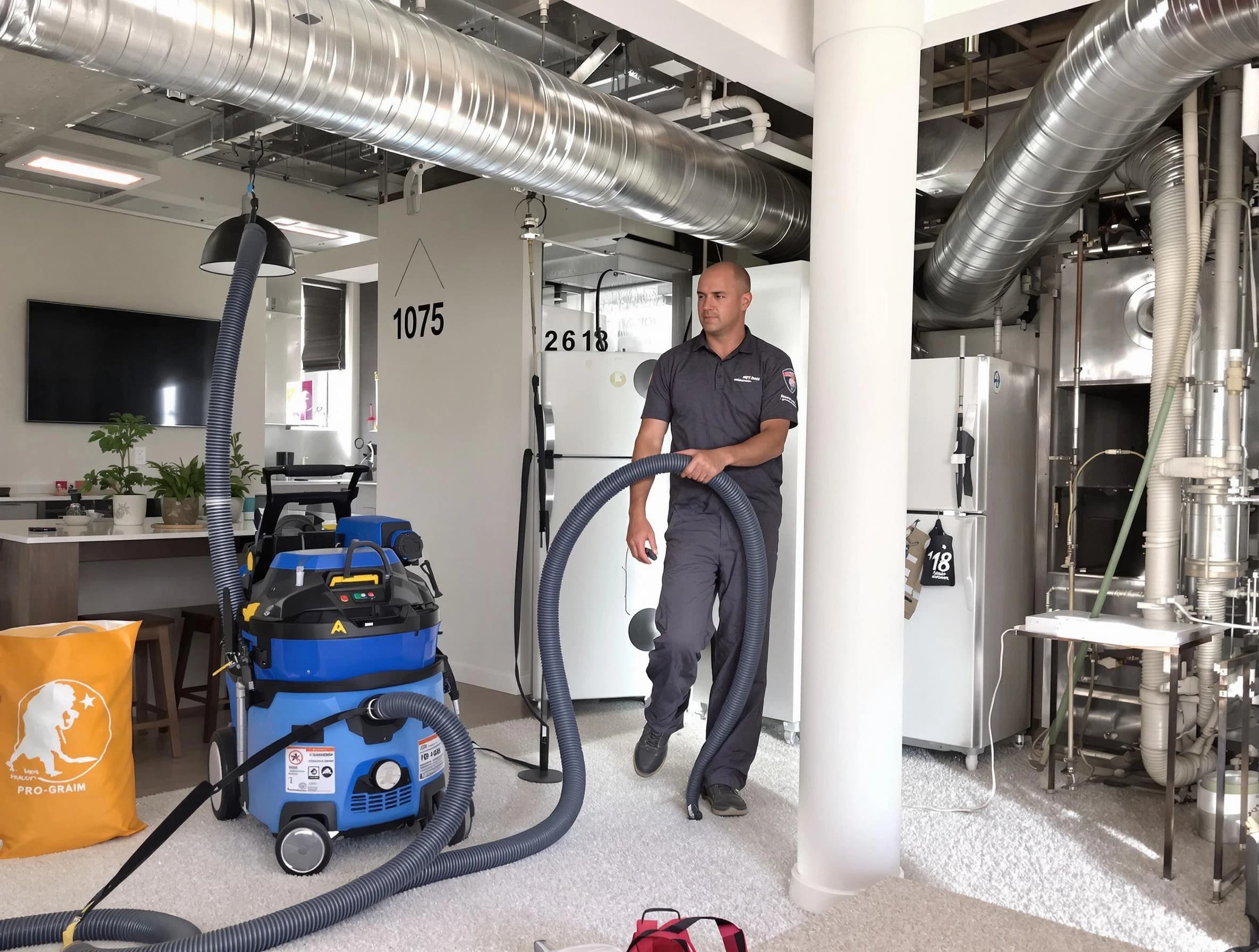 Paradise Valley Air Duct Cleaning expert performing detailed indoor duct cleaning for improved air quality in Paradise Valley