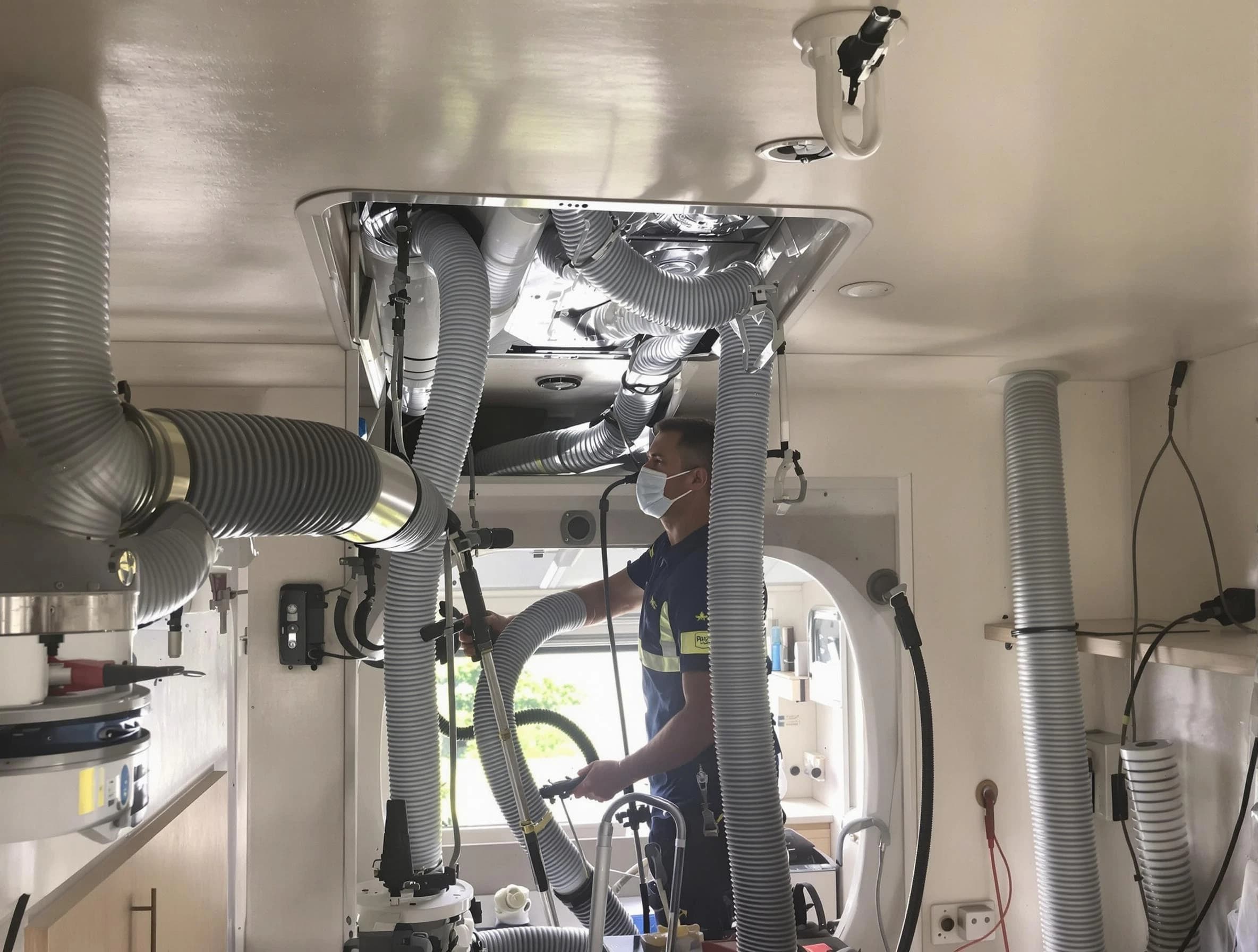 Paradise Valley Air Duct Cleaning specialist performing precise mobile home duct cleaning in Paradise Valley