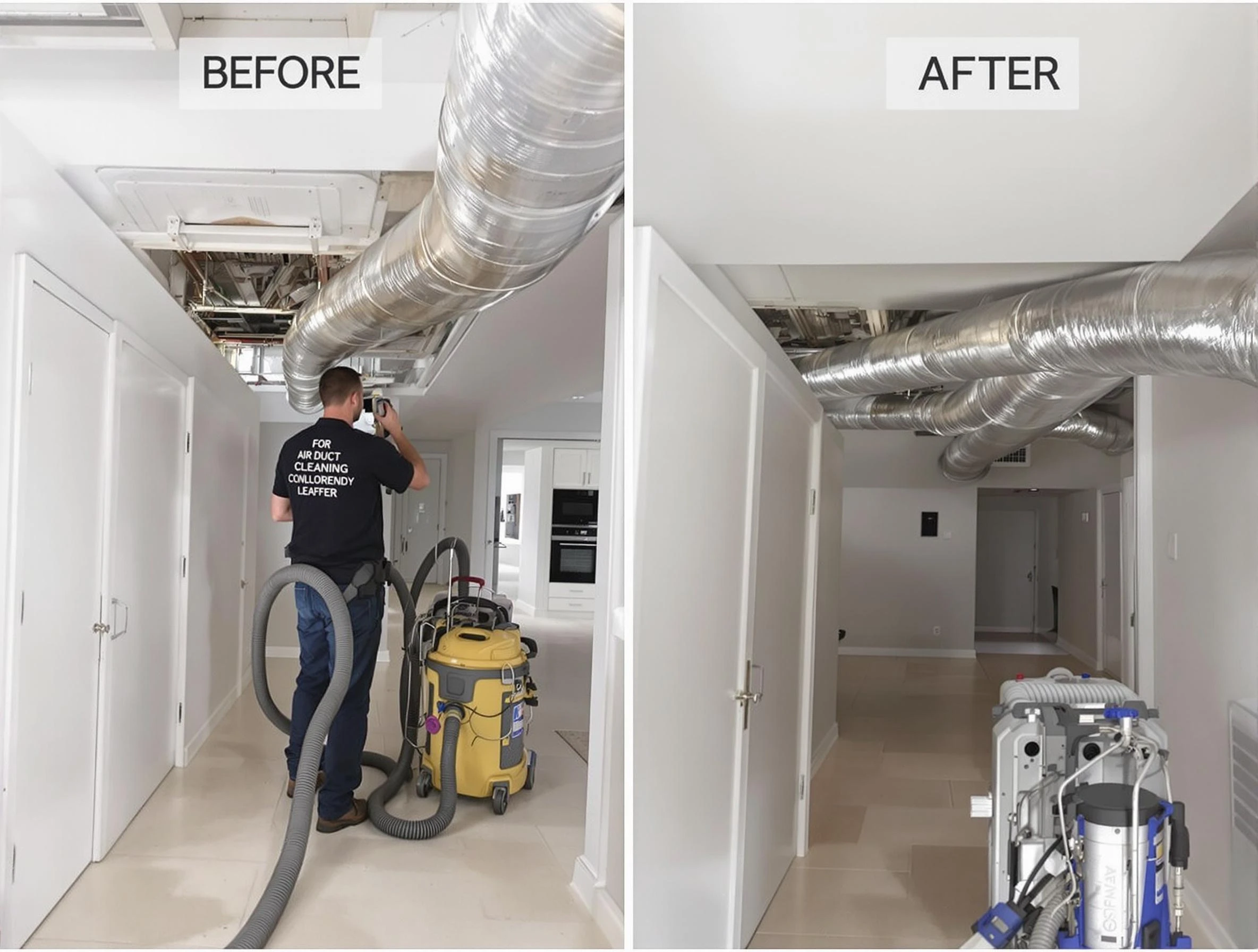 Paradise Valley Air Duct Cleaning professional performing thorough air duct cleaning in Paradise Valley