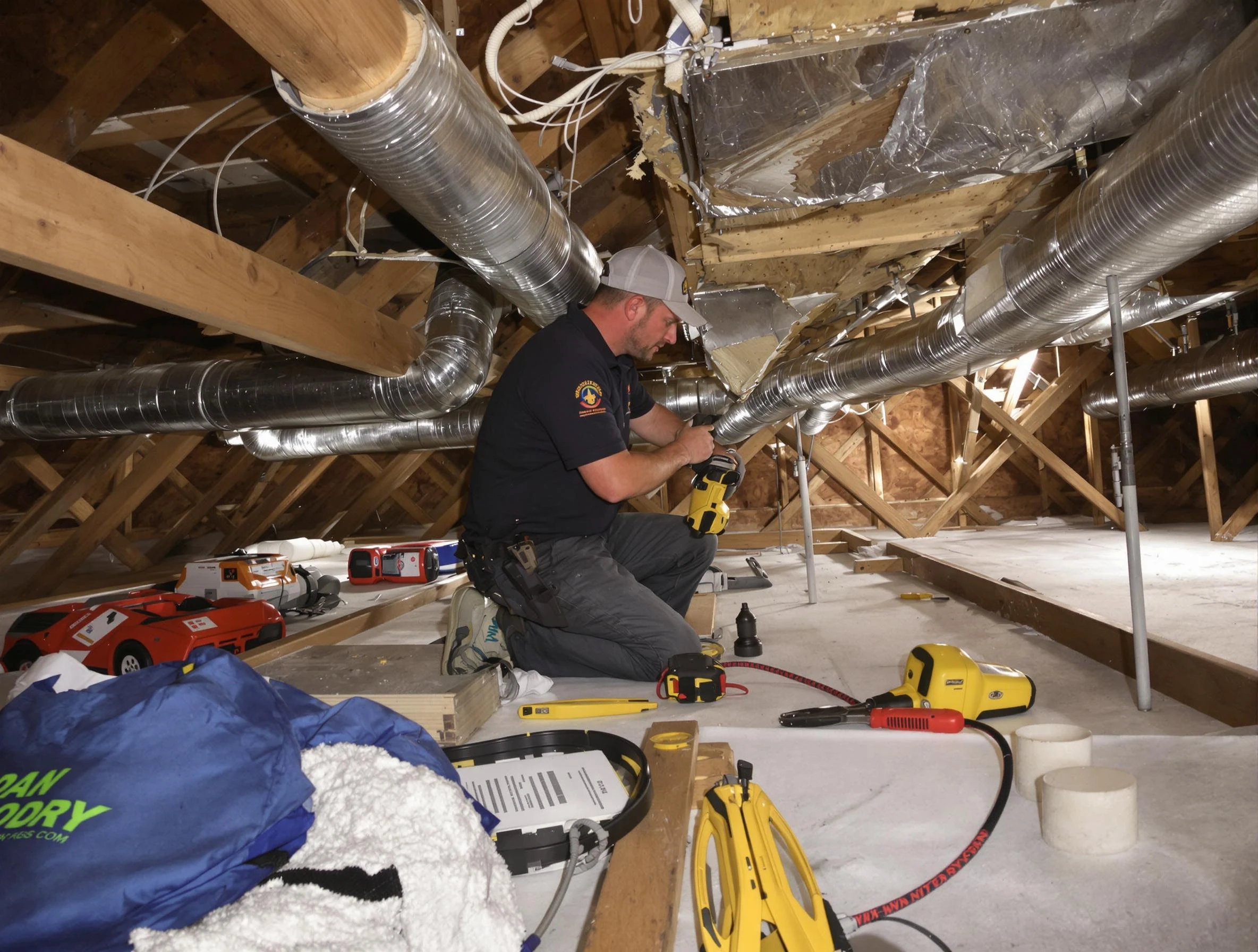 Professional air duct repair by Paradise Valley Air Duct Cleaning in Paradise Valley