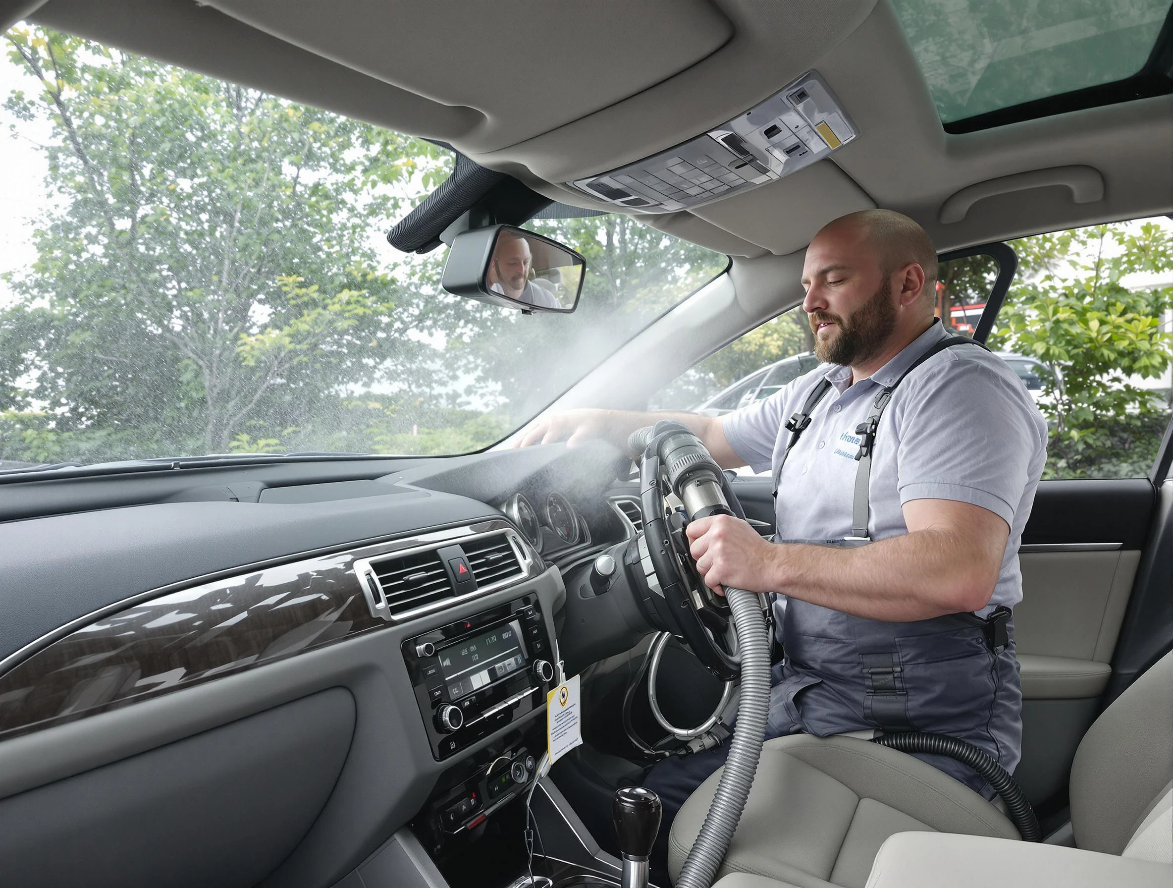 Paradise Valley Air Duct Cleaning specialist performing professional car duct cleaning in Paradise Valley