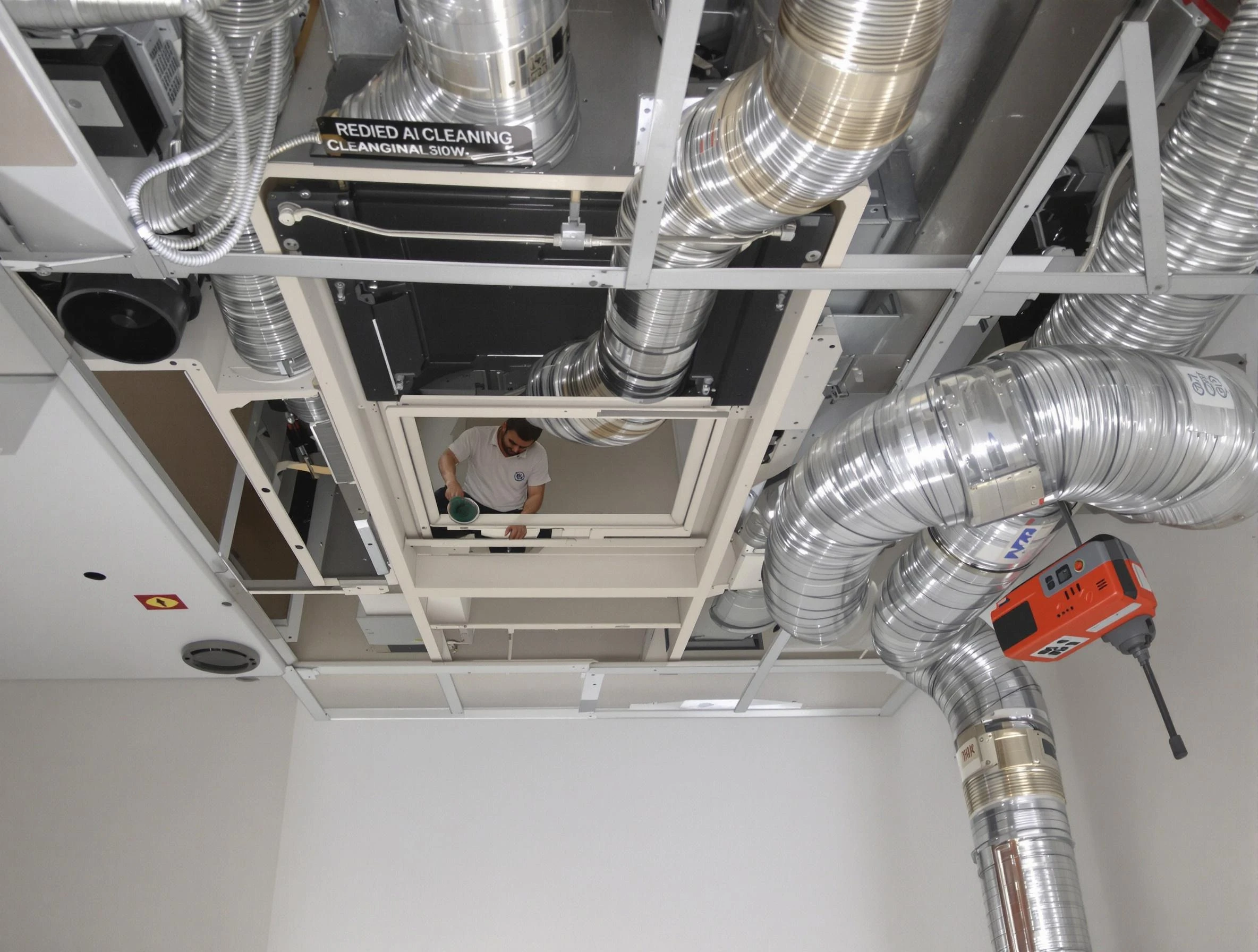 Paradise Valley Air Duct Cleaning technician performing detailed central duct system cleaning in Paradise Valley