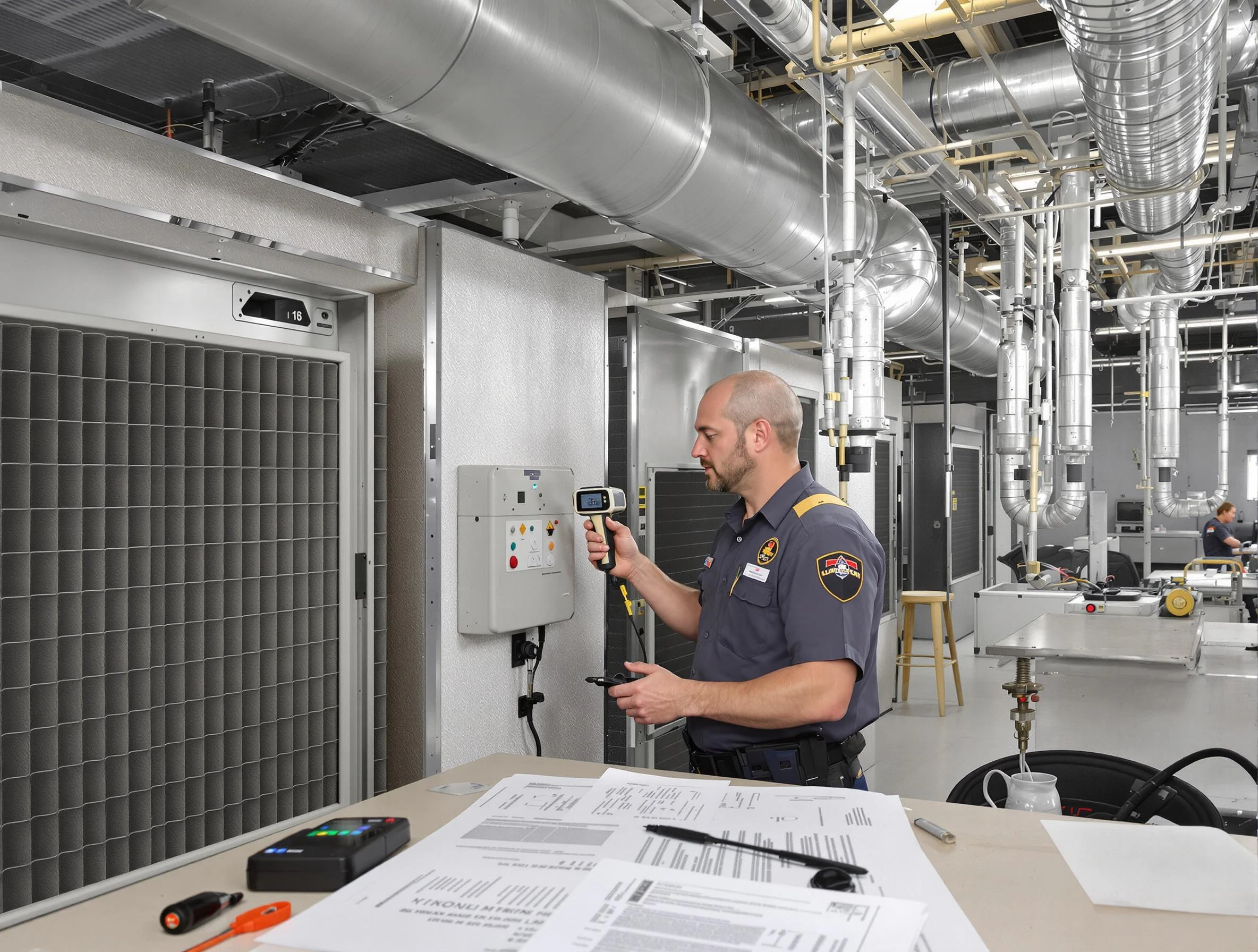 Professional filter system inspection by Paradise Valley Air Duct Cleaning in Paradise Valley