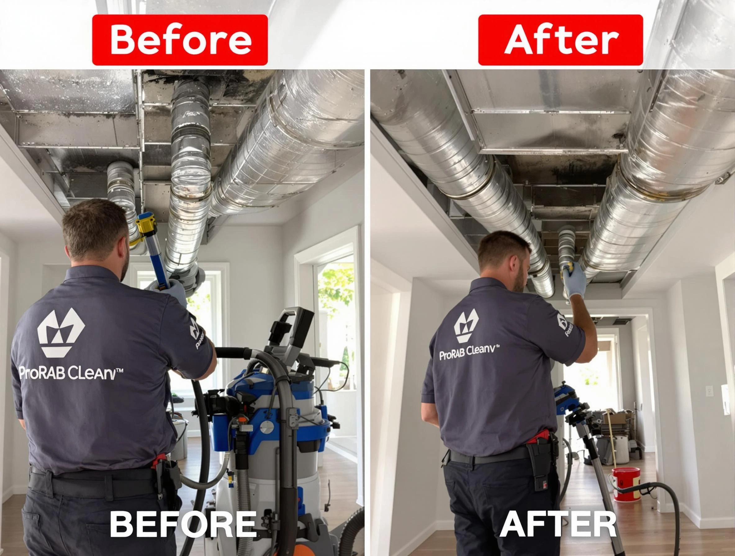 Paradise Valley Air Duct Cleaning expert performing thorough residential duct cleaning in a Paradise Valley home